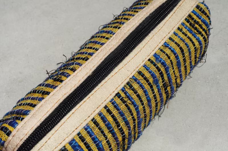 七夕禮物 限量一組 手工編織筆袋 / 收納包 / 筆盒 / 雜物包 / 餐具袋 / 餐具包 - 藍色星辰感 編織 手捻紗麗線筆袋組