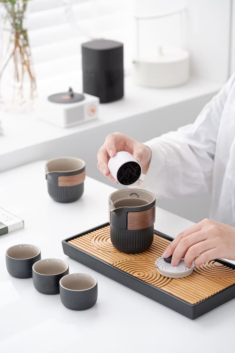 ZESEE|  Black 枯山水茶具組
