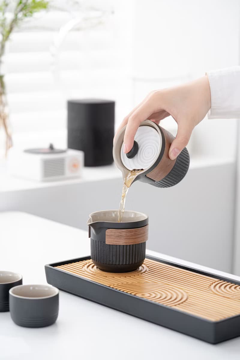 ZESEE|  Black 枯山水茶具組