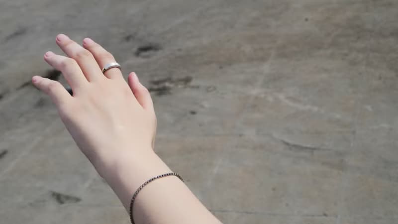方晶格 麻花平版戒 霧黑款 925純銀戒指 男生戒指