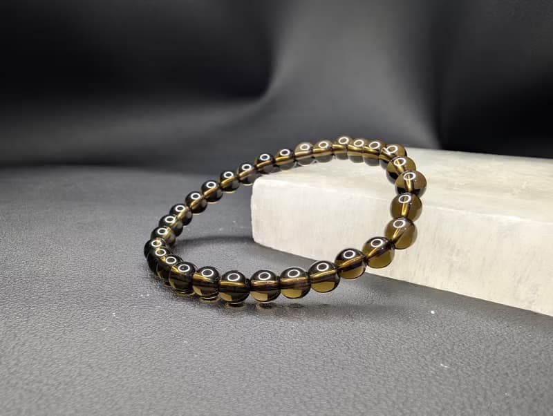 【訂製品】茶晶 手串 手鍊 天然水晶 水晶手串 8-16mm 水晶手鍊