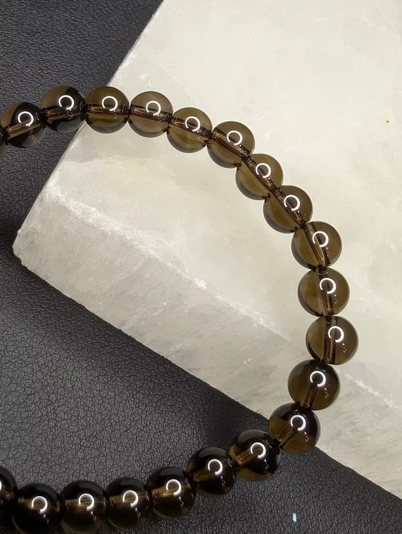 【訂製品】茶晶 手串 手鍊 天然水晶 水晶手串 8-16mm 水晶手鍊