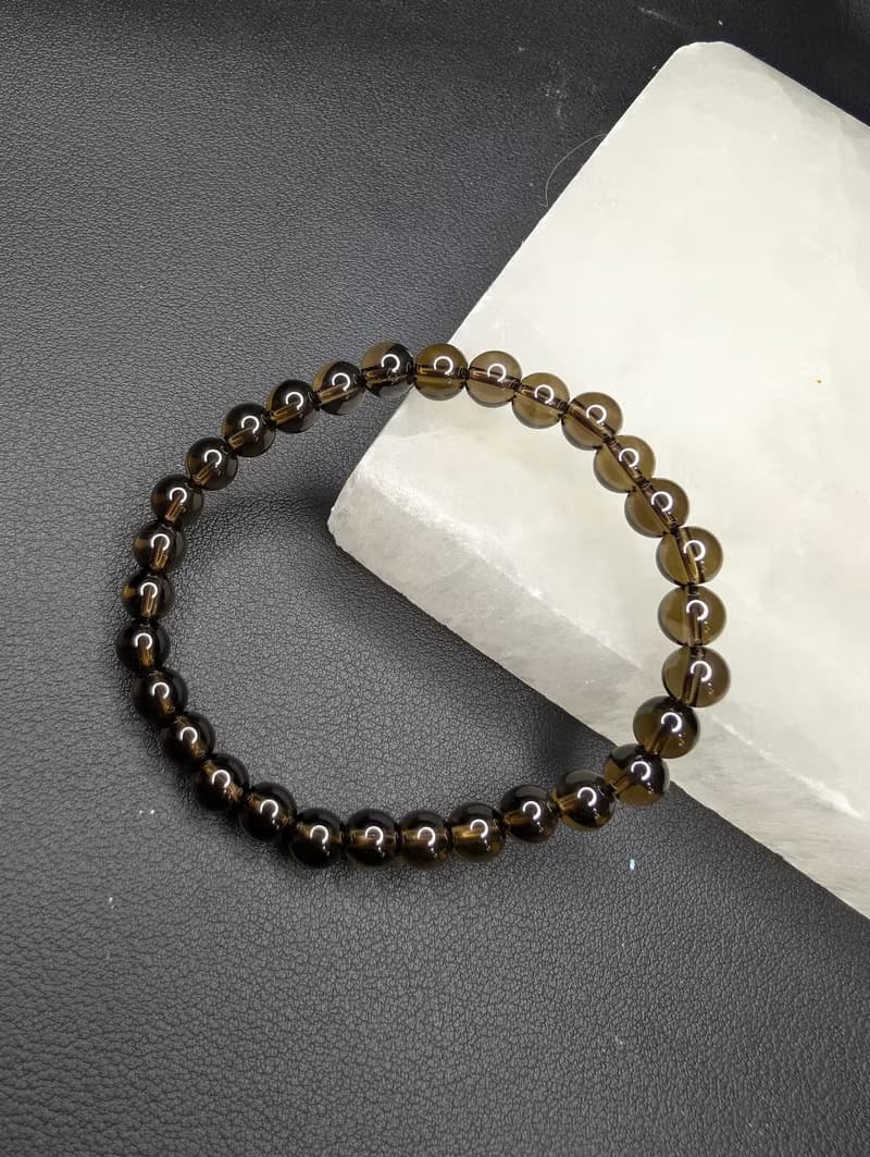 【訂製品】茶晶 手串 手鍊 天然水晶 水晶手串 8-16mm 水晶手鍊