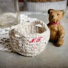 Knitting 提把置物籃 - 麵包籃