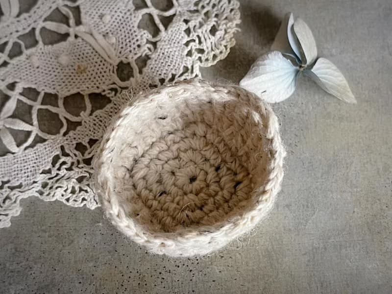 Knitting 提把置物籃 - 麵包籃