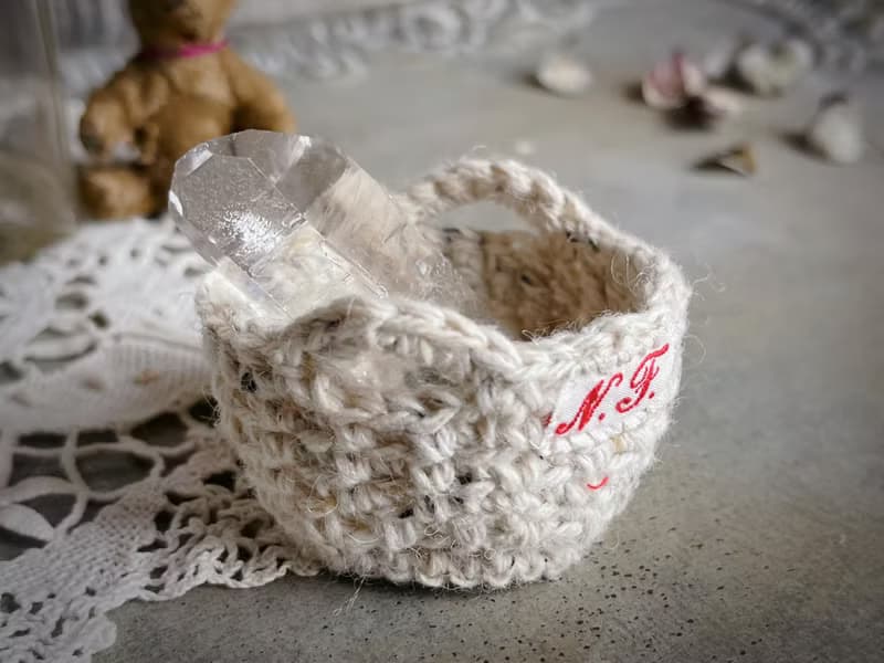 Knitting 提把置物籃 - 麵包籃