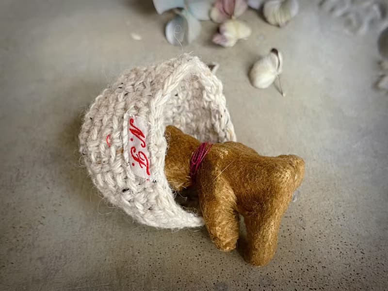 Knitting 提把置物籃 - 麵包籃