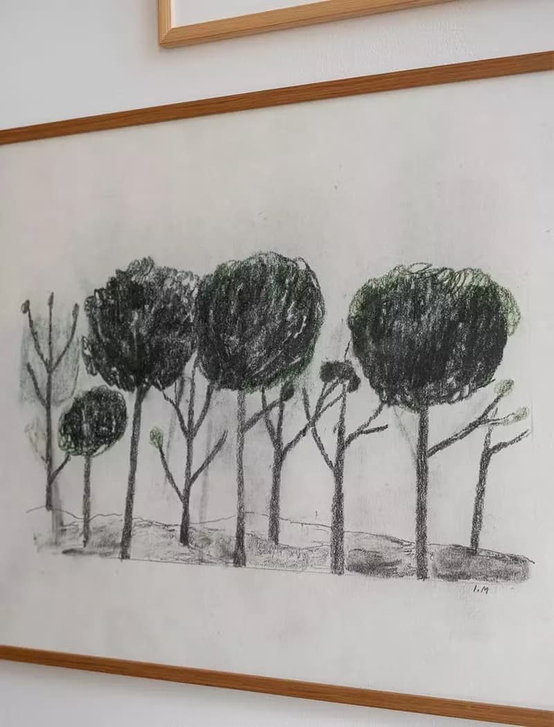 Isis Maakestad - 瑞典藝術家設計海報 TREES POSTER