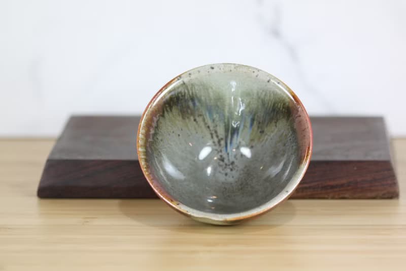 【送禮好物】120ml 天目釉 柴燒茶杯 茶碗 鶯歌名家葉敏祥作品