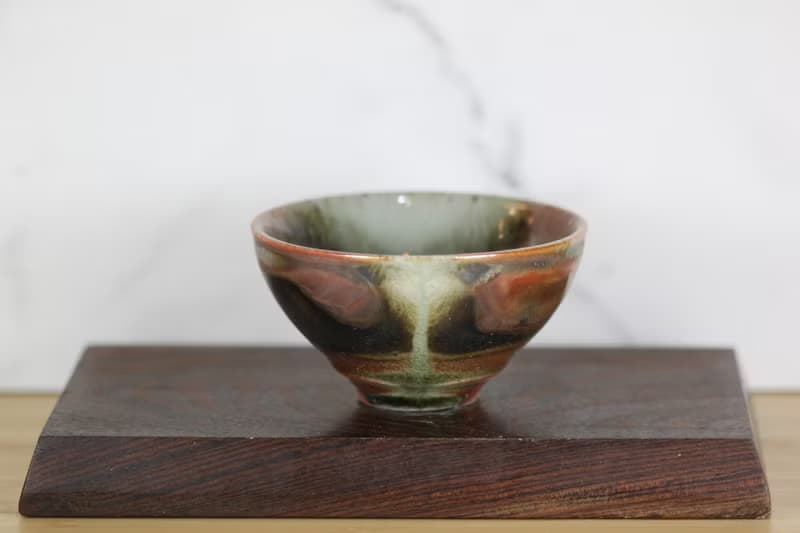【送禮好物】120ml 天目釉 柴燒茶杯 茶碗 鶯歌名家葉敏祥作品