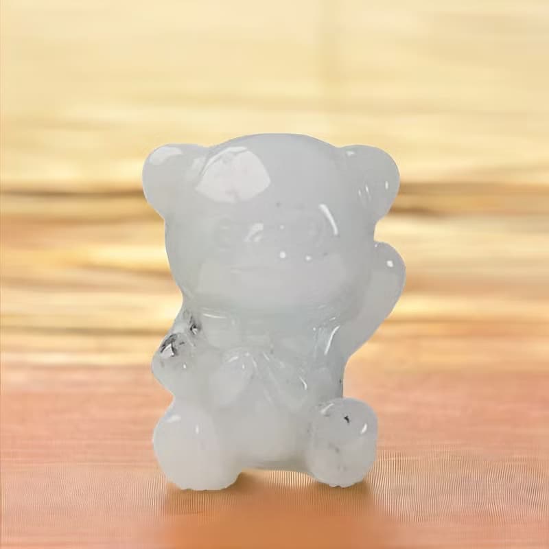 飄花翡翠熊| 天然緬甸玉A貨翡翠 | 送禮