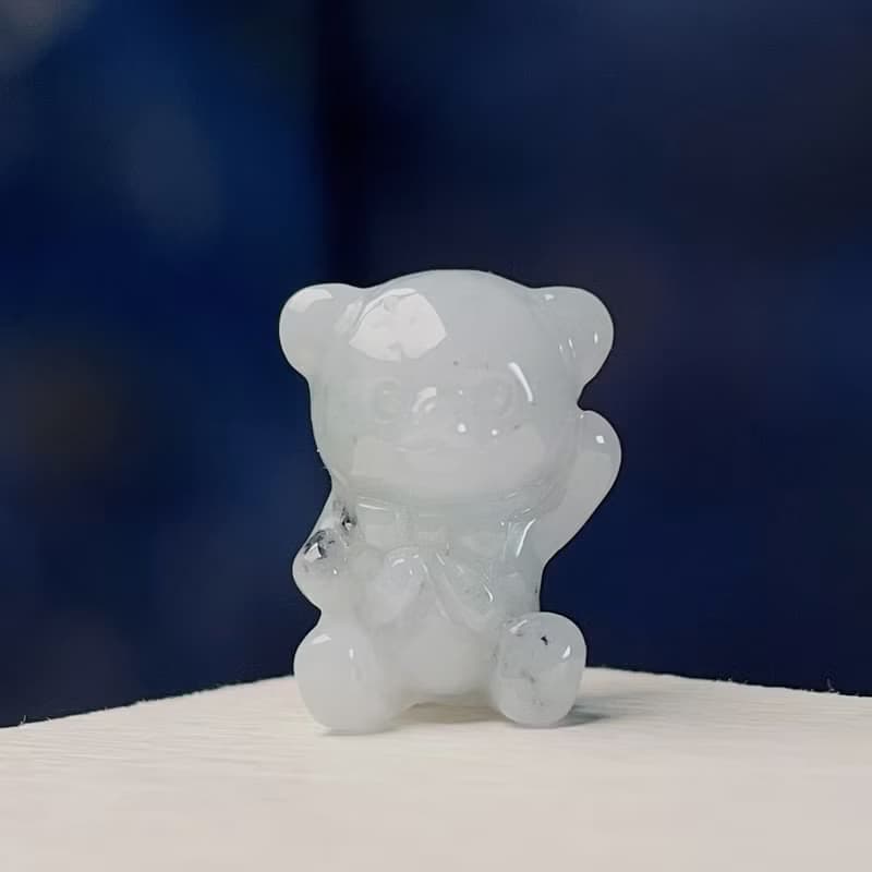 飄花翡翠熊| 天然緬甸玉A貨翡翠 | 送禮