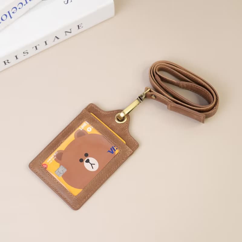 【24hr快速出貨】真皮簡約直式證件套-075175_四色