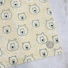 AGF美國布米點熊熊安撫巾 l 八層紗圍兜兜 l 彌月禮盒 l 拼接雙面