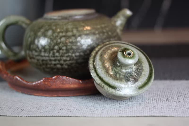 【送禮好物】280ml 柴燒天然落灰 手拉坯茶壺 鶯歌葉敏祥作品