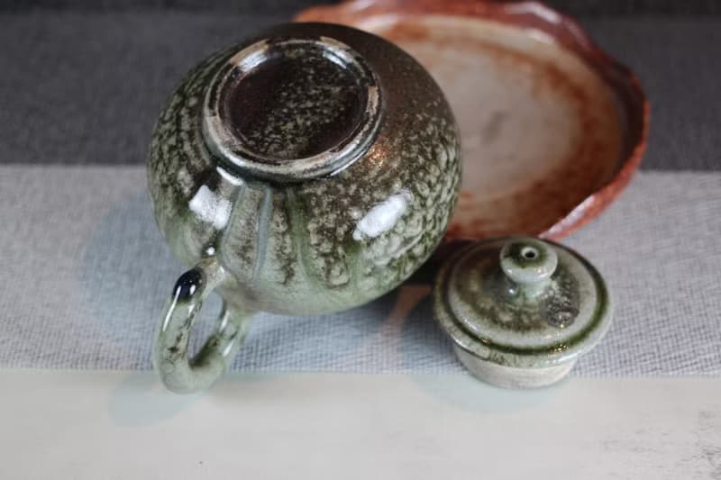 【送禮好物】280ml 柴燒天然落灰 手拉坯茶壺 鶯歌葉敏祥作品