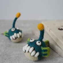 100% Wool 燈籠魚羊毛氈_公平貿易