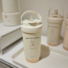 法鬥胖丁手提咖啡隨行杯500ml 316不鏽鋼陶瓷內膽