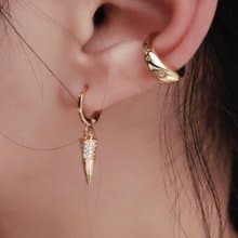 SYUAN JEWELRY | Be yourself — 鍍18K卯丁鋯石耳環