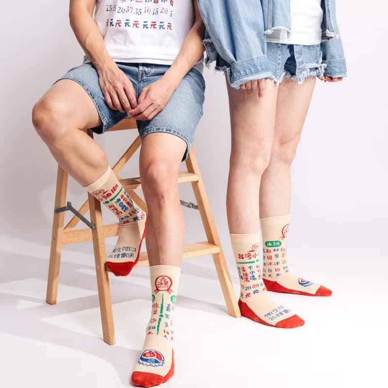 襪好台 Wow Taiwan Style Socks - 食涼 - 男 女　畢業禮物推薦
