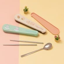 【吃遍各地美食】迪士尼 Disney Ufufy系列環保餐具組 可愛餐具