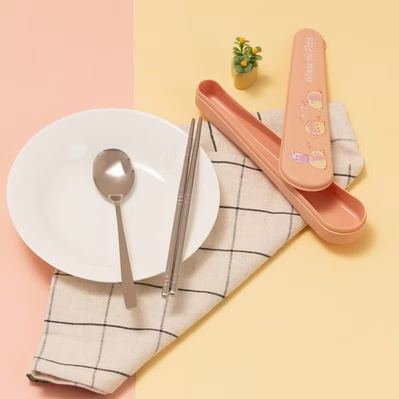 【吃遍各地美食】迪士尼 Disney Ufufy系列環保餐具組 可愛餐具