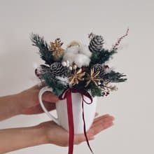 【永生玫瑰花盆花】• 情人節禮物/生日禮物/永生花/永生玫瑰花