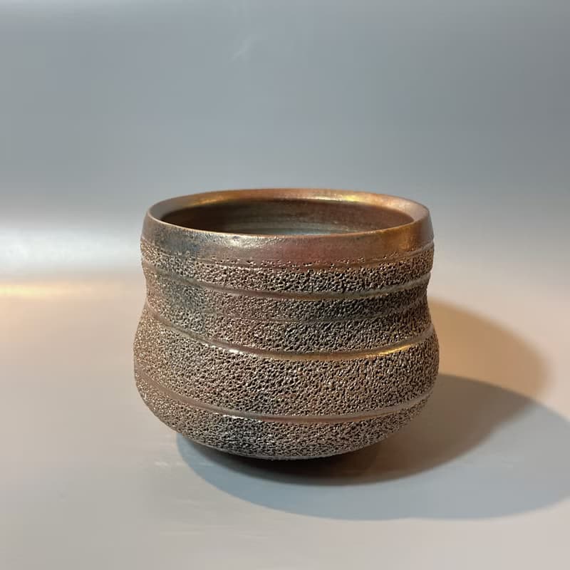 柴燒冰煙大茶碗 / 水方 / 小平凡手作