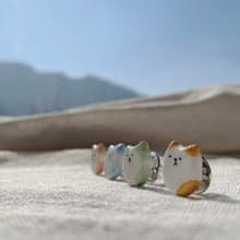 TeenyTinyCraft | 粒粒貓 手工手繪扣針/胸針