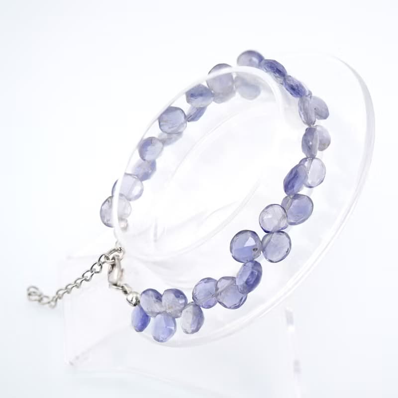 寶麗金珠寶-天然菫青石手鍊