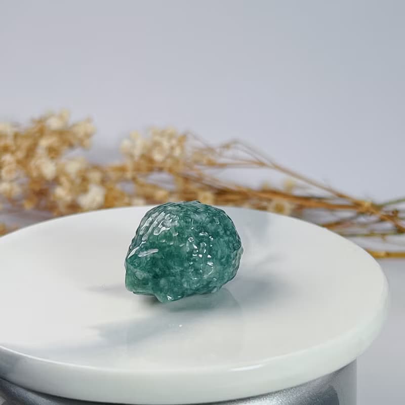 飄花翡翠刺蝟 | 天然A貨翡翠 | 送禮