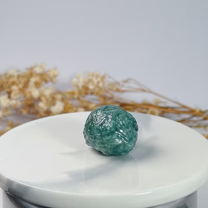 飄花翡翠刺蝟 | 天然A貨翡翠 | 送禮