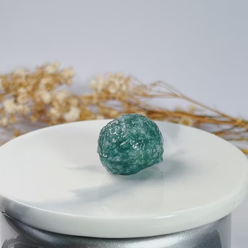 飄花翡翠刺蝟 | 天然A貨翡翠 | 送禮