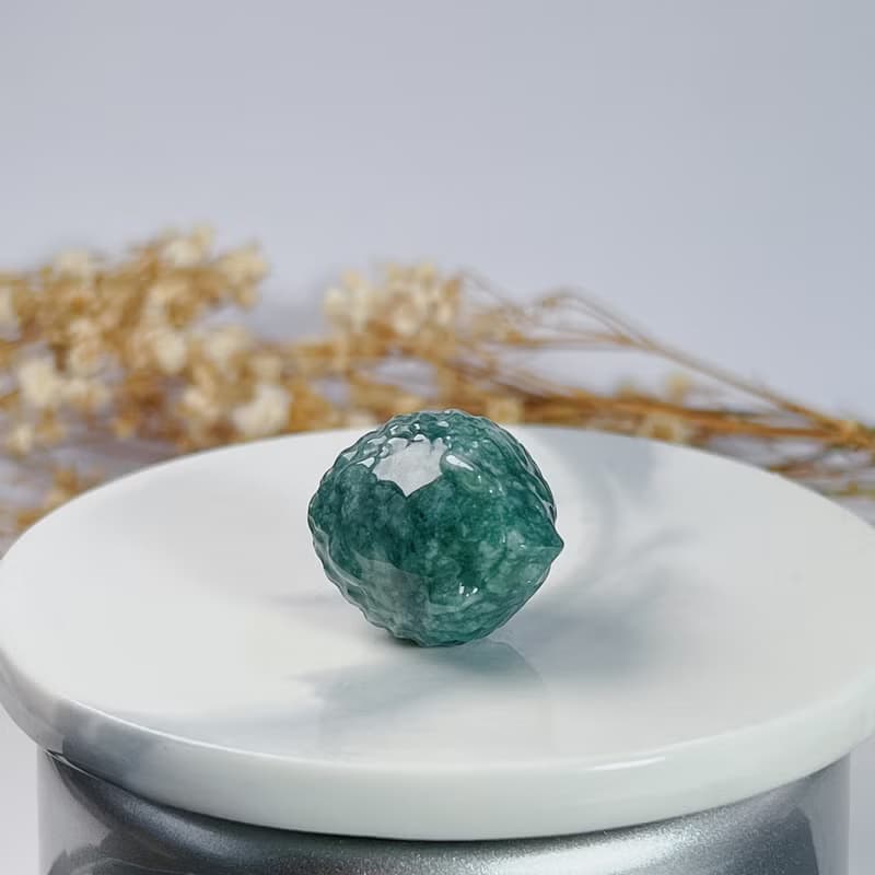 飄花翡翠刺蝟 | 天然A貨翡翠 | 送禮