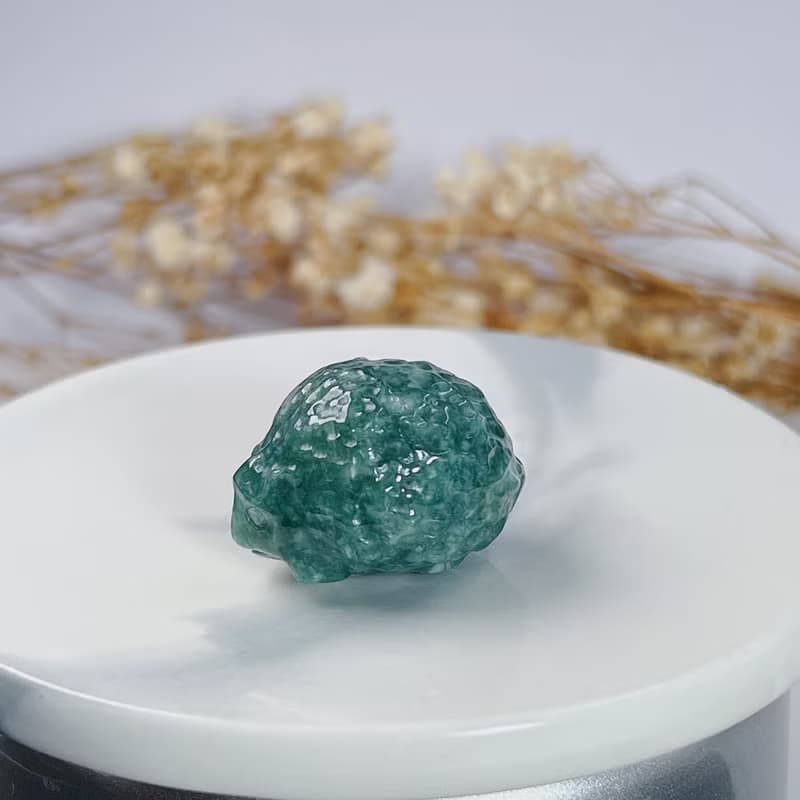 飄花翡翠刺蝟 | 天然A貨翡翠 | 送禮