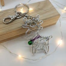 Wire lover 臺灣手作鋁線職人 鋁線創作,交換禮物,纏繞聖誕鹿
