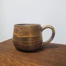 柴燒陶絞泥馬克杯 / 咖啡杯
