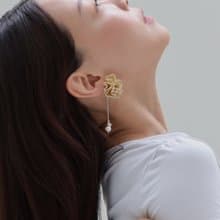 Vingtsix 維羅納黃耳環/耳夾可 樹脂 愛心飾品 婚禮耳環
