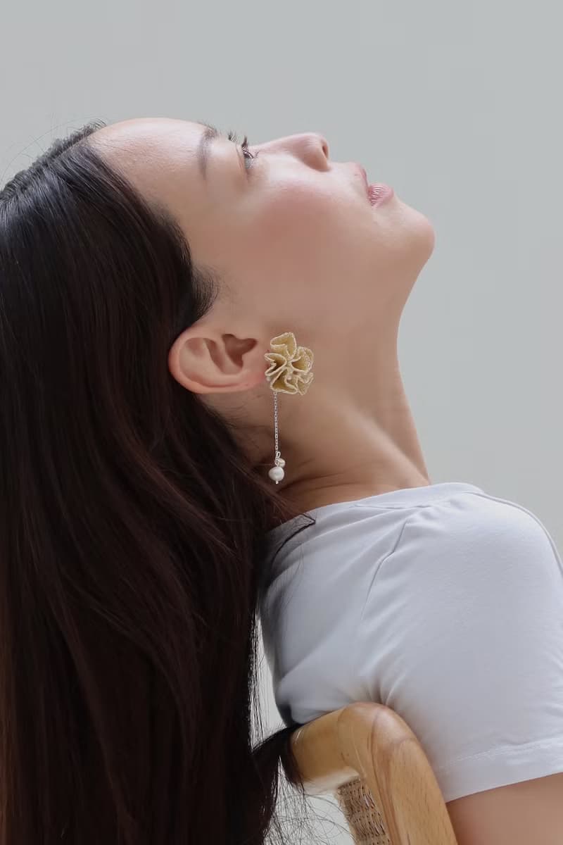 Vingtsix 維羅納黃耳環/耳夾可 樹脂 愛心飾品 婚禮耳環