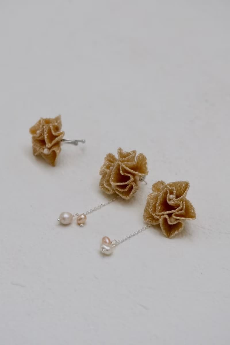 Vingtsix 維羅納黃耳環/耳夾可 樹脂 愛心飾品 婚禮耳環