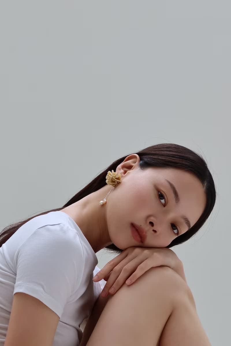 Vingtsix 維羅納黃耳環/耳夾可 樹脂 愛心飾品 婚禮耳環