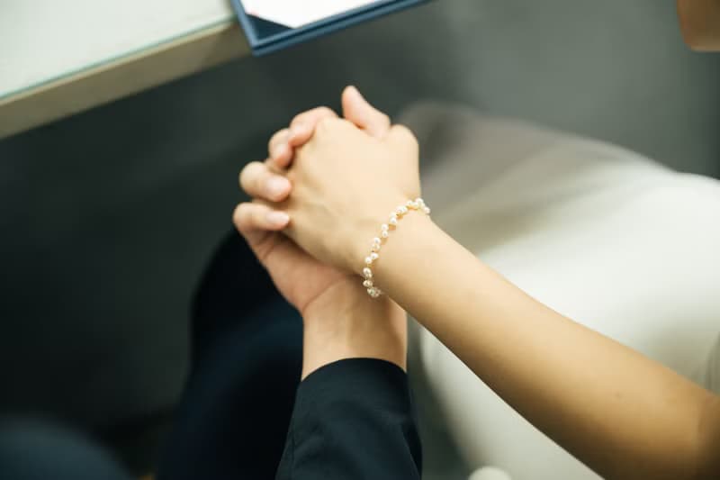 手工訂製 天然珍珠編織手鍊 醫療鋼鍍18k金