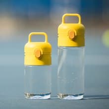 QA BOTTLE 生活水瓶 - 創意黃 ( 直飲 / 吸管杯 )