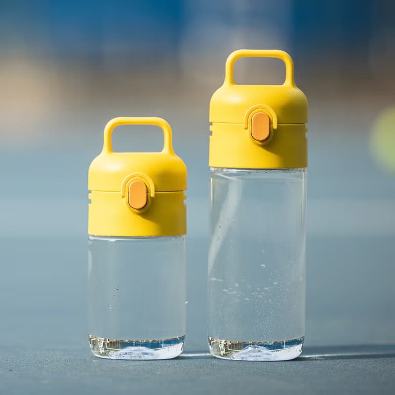 QA BOTTLE 生活水瓶 - 創意黃 ( 直飲 / 吸管杯 )