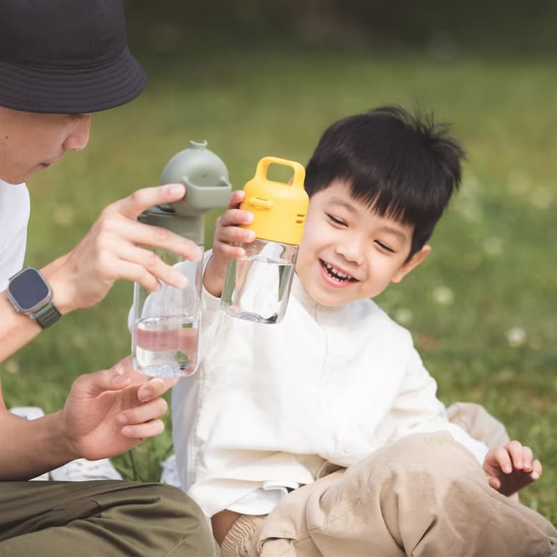 QA BOTTLE 生活水瓶 - 創意黃 ( 直飲 / 吸管杯 )