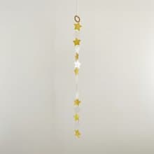 DIY-KIT |Santa Office Curtain-Gold, White-Star| Shell Wind Chime Mobile|#0-510