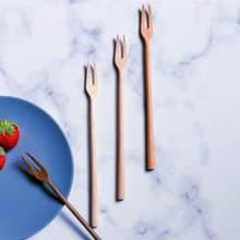 北歐風圓柄攪拌叉  2入組