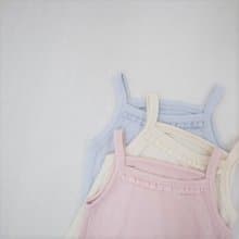 韓國pastel粉彩細肩帶蕾絲領口彈力舒適居家服套裝 Margaret Set