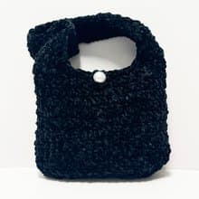 鈎織絲絨側孭袋