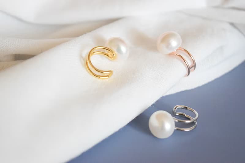 【珍珠耳骨夾】天然大顆珍珠 全925純銀耳骨夾 (銀/金/玫瑰金)